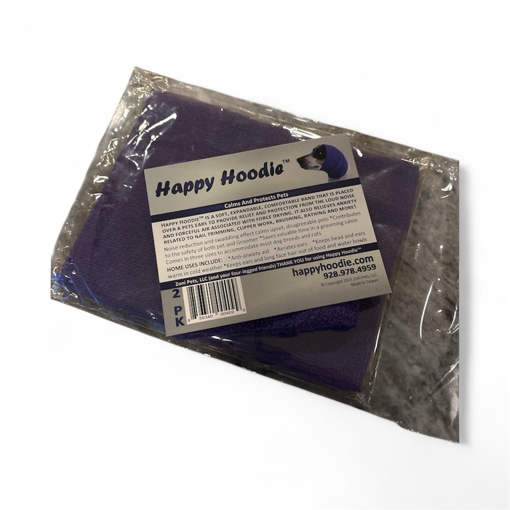 Purple Happy Hoodie Calming Band for Dogs & Cats - Picture 7 of 8